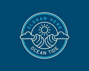 Tide - Wave Beach Ocean logo design