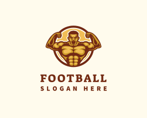 Gym - Bodybuilder Muscle Gym logo design