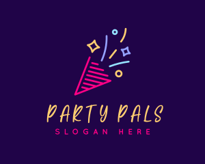 Birthday - Birthday Party Popper logo design