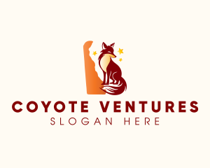 Coyote - Delaware Coyote Beast logo design