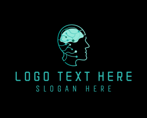 Intelligence - Brain Mind Intelligence logo design