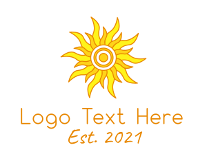 Noon - Warm Summer Season logo design