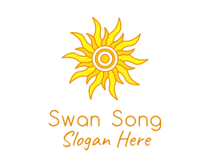 Warm Summer Season  Logo