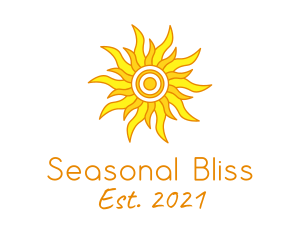 Season - Warm Summer Season logo design