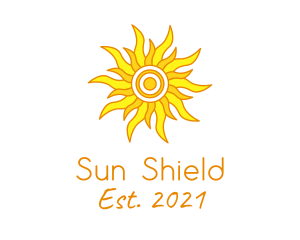 Sunscreen - Warm Summer Season logo design