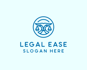 Judiciary - Bison Law Firm logo design