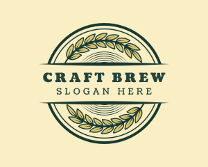 Ale - Malt Brewery Ale logo design