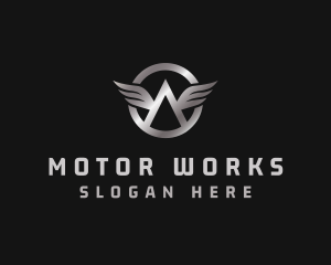 Motor - Motor Sport Company Letter A logo design