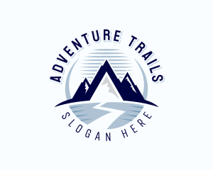 Mountain Hiking Summit logo design