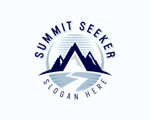 Mountain Hiking Summit logo design