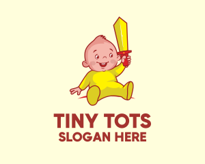 Baby Toy Sword logo design