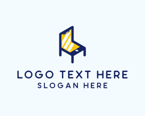 Gadget - Futuristic Chair Mobile Phone logo design