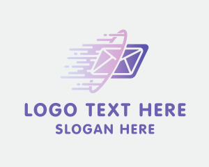Messaging - Express Mail Logistic logo design