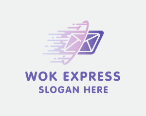 Express Mail Logistic logo design