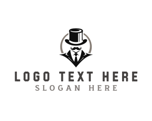 Suit - Formal Suit Gentleman logo design