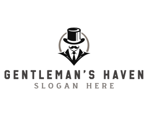 Formal Suit Gentleman logo design