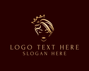 Princess - Luxury Fashion Hairstyle logo design