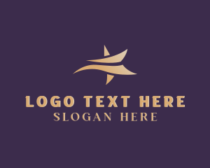 Star - Swoosh Star Agency logo design