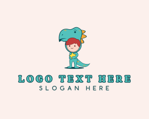 Dinosaur - Kids Dinosaur Daycare logo design