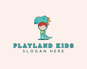 Kids Dinosaur Daycare logo design