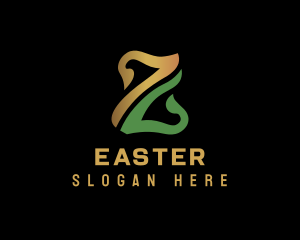 Organic Garden Letter Z Logo