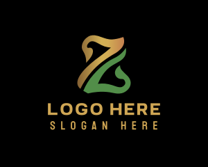 Fine Dining - Organic Garden Letter Z logo design