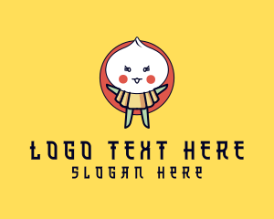 Restaurant - Dumpling Restaurant Mascot logo design