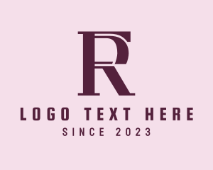 Letter Fr - SImple Elegant Business logo design