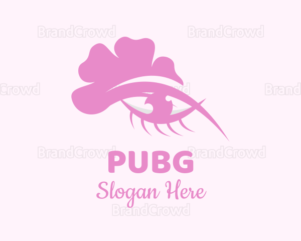 Pink Floral Eye Logo