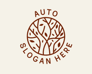 Organic Forest Tree  Logo