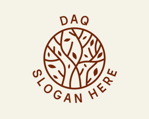 Organic Products - Organic Forest Tree logo design