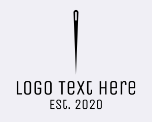 Safety Pin - Needle Tailoring Fashion logo design