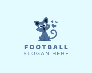Please - Cat Heart Pet logo design