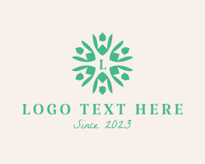 Farming - Eco Nature People Organization logo design