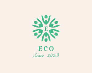 Eco Nature People Organization logo design