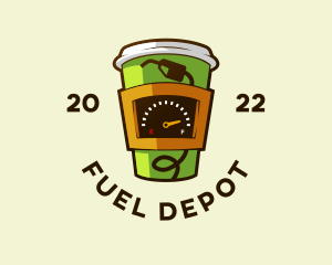 Petrol - Coffee Cup Fuel logo design