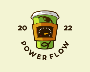 Pump - Coffee Cup Fuel logo design