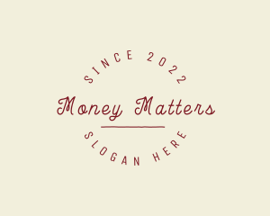 Minimalist Cursive Business Logo