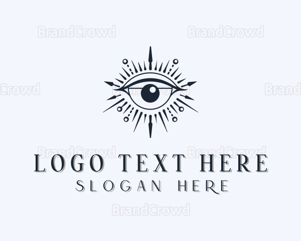 Tarot Eye Fortune Telling Logo