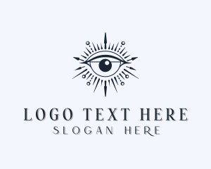 Holistic - Tarot Eye Fortune Telling logo design