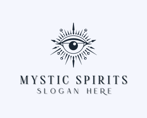 Tarot Eye Fortune Telling logo design