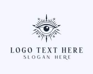 Yoga - Tarot Eye Fortune Telling logo design