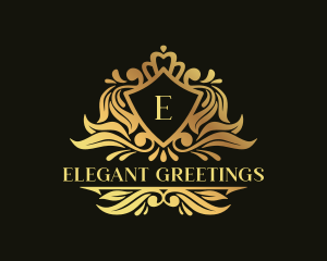 Shield Elegant Regal logo design