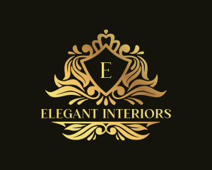 Shield Elegant Regal logo design