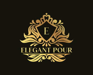 Shield Elegant Regal logo design