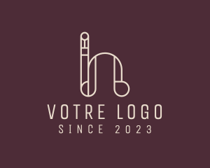Furnishing - Unique Geometric Letter H logo design