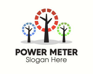 Meter - Sustainable Energy Forest logo design