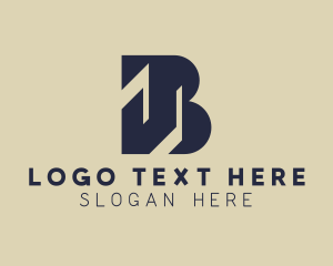 Financial - Modern Tech Business Letter B logo design