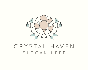 Crystal Gem Jewelry logo design