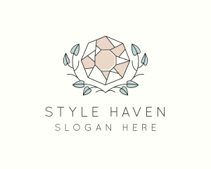 Souvenir Shop - Crystal Gem Jewelry logo design